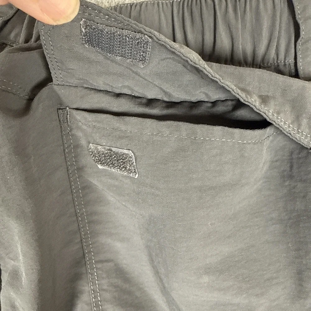 The North Face Pants Men's Large (38x30) Gray Convertible Hiking Zip Off Outdoor